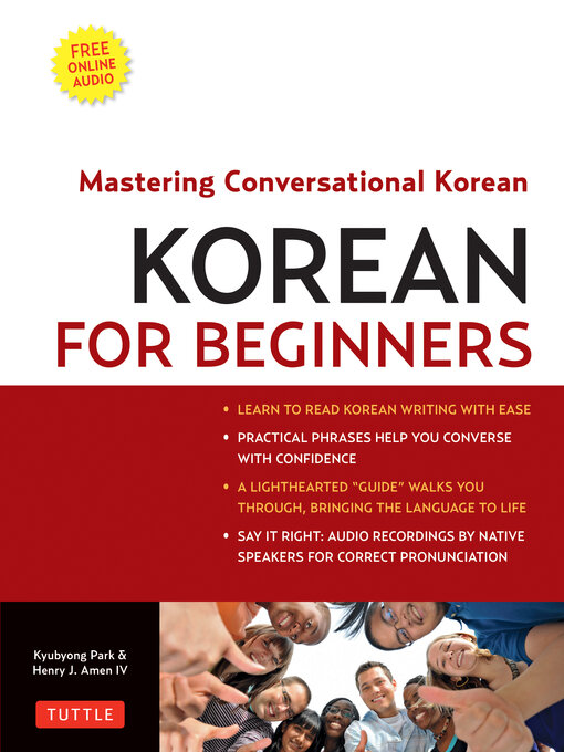 Couverture de Korean for Beginners